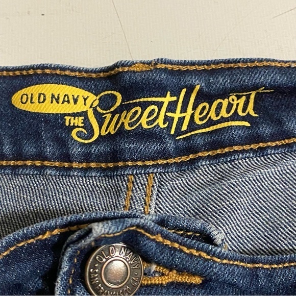 Old Navy Women’s Shorts Size 6 Regular Blue Jean The Sweetheart - Picture 4 of 11